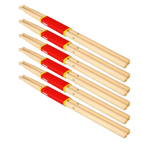 12 Pair Drumsticks Maple Wood Lightweight Drum