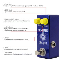 Gitarren-Chorus-Pedal, Effektpedal für E-Gitarre