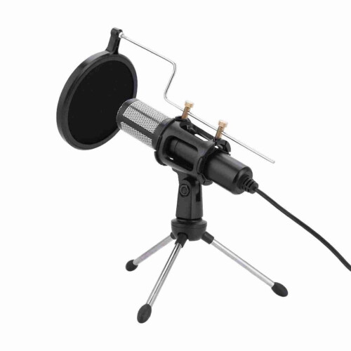 USB-kontakt kondensatormikrofon med stativ 2