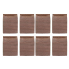 8 Stück tragbarer, transparenter Diffusor aus Holz für ätherische Öle