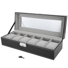Uhrenbox-Organizer, filigranes Display mit 6 Fächern
