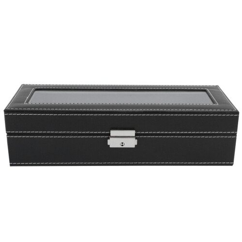 Uhrenbox-Organizer, filigranes Display mit 6 Fächern 1