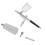 0,3 mm Dual Action Gravity Feed Airbrush Kit voor 2