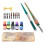 Federhalter-Set 12,5 x 33 x 4 cm, flache Rundfeder mit Tinte 1