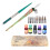 Federhalter-Set 12,5 x 33 x 4 cm, flache Rundfeder mit Tinte 3
