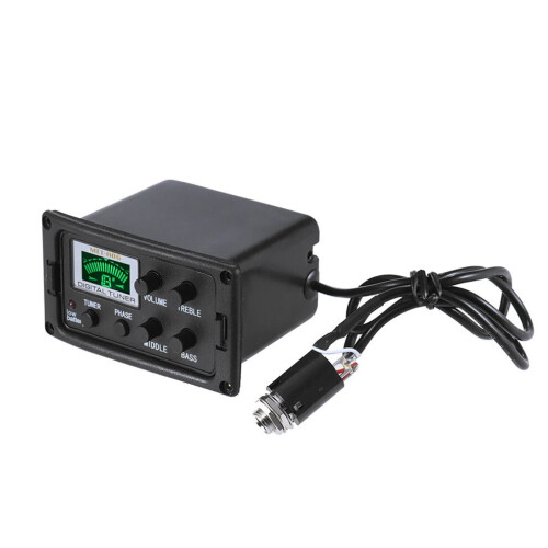 Akustisk gitarr 3-bands EQ Equalizer ton och 1