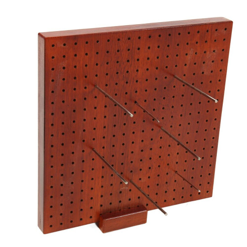 9.3x9.3inch Wooden Blocking Board Handcrafted 1