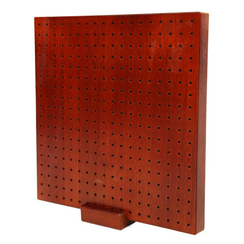 9.3x9.3inch Wooden Blocking Board Handcrafted 2