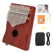 17-toetsen Kalimba Mahoniehouten Duimpiano Muziek
