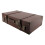 Vintage Leather Suitcase European Style Brown 2