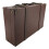 Vintage Leather Suitcase European Style Brown 5