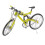 Fietsmodel met afneembaar ontwerp, schaal 1/10, metaal 2