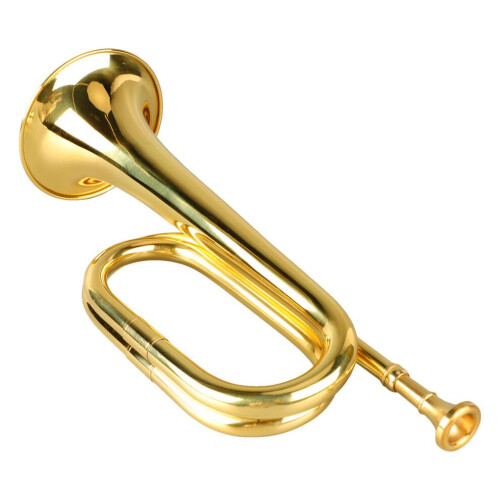 Cavalerie Trompet Messing, Messing Bugle Instrument, Gouden speelgoed