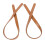 2 anses de sac en cuir, 65 cm de long, 1,8 cm de large 2