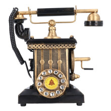 Vintage-Telefon, dekoratives Harzmodell, Retro