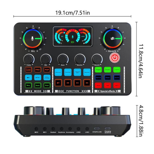 Live Sound Card Audio Recording Desktop Singing 2