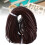 Manual DIY Flat Leather Cord 100m Long Braided 4
