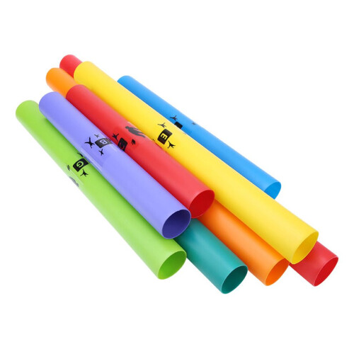 8 st Orff slagverksinstrument plastljudrör 1