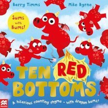 Ten Red Bottoms by Barry Timms Paperback Book