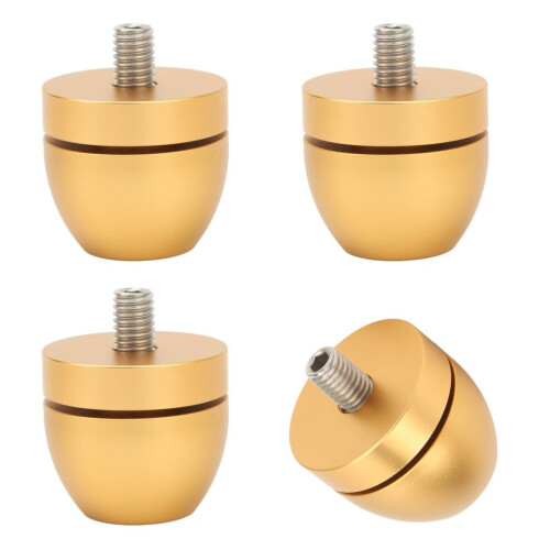 Luidsprekerisolatiestandaardvoetenset van aluminiumlegering 1