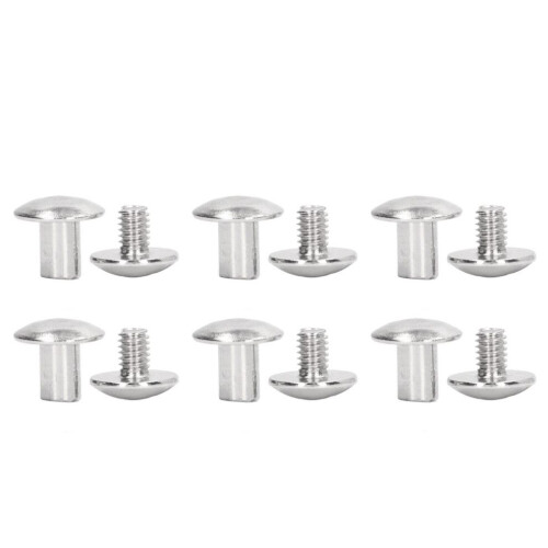 200 Sets Book Binding Screw Uniform Coating Curved 1