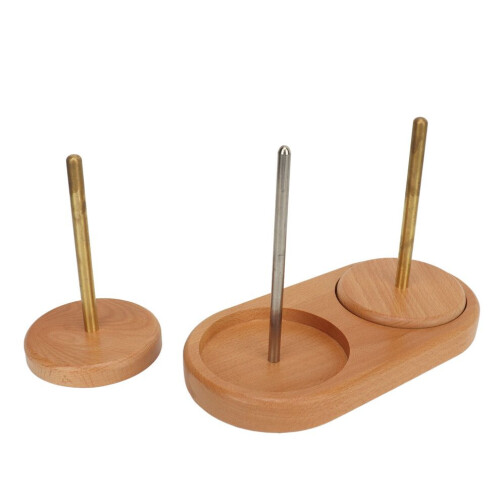 Doppelter Garnhalter, abnehmbar, drehbar, groß 2