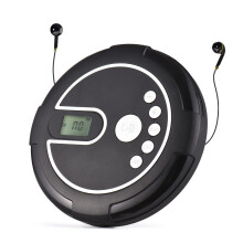 CD-speler met bedrade hoofdtelefoon en Bluetooth-functionaliteit