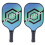 2 raquettes de pickleball en carbone PE durable 3
