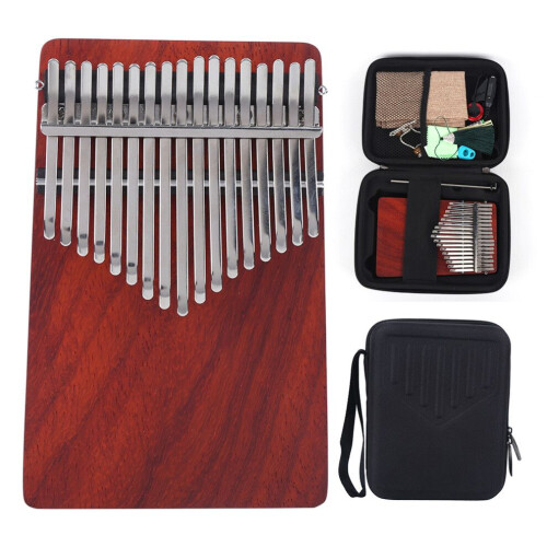 Kalimba Tumpiano Litet Bärbart Trä 17 Tangenter 2
