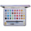 Aquarellfarben-Set, 36 Farben, Perlmutt-Farben, Uni 1