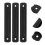 3Stück Edge Finger Tab Pulls Aluminiumlegierung Für Schränke Schubladen 10