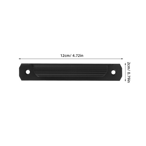 3Stück Edge Finger Tab Pulls Aluminiumlegierung Für Schränke Schubladen 2