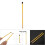 Yellow Bamboo Drumsticks - Durable Maple Construction Easy to Carry 13