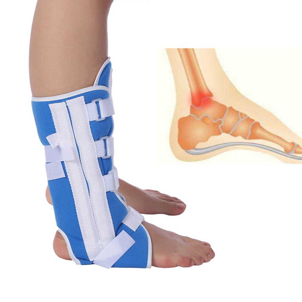 Adjustable Knee & Ankle Support Brace Foot Strap Large, Breathable, Lightweight