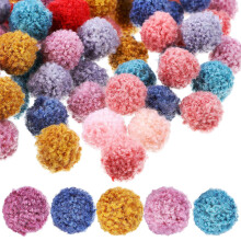 200 Unidades Pompons Coloridas De Pelúcia Para Artesanato DIY