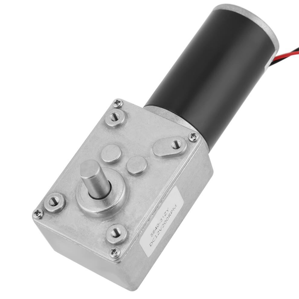 12V 200Rpm 5840Â31Zy Permanent Magnet Dc Turbo Worm Gear Motor 7611362857794