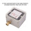 Wall Mount Automatic Sensing Urinal Flush Valve, 3-5L, 133x133mm 13