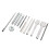 42pcs Leather Craft Tool Kit for Stitching Grooving Sewing & More 9