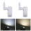 LED Sensor Hinge Light Lamp for Kitchen Cabinet Wardrobe White 75*50*30mm 5