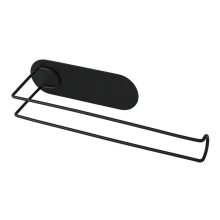 Moderner Toilettenpapierhalter für den Spülkasten, Badezimmer-Organizer aus Eisen mit Klebebefestigung, rostbeständige Oberfläche, geeignet für