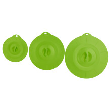Coperchi da cucina multiuso adatti al microonde, in silicone alimentare riutilizzabile con forte ventosa e design ecologico.