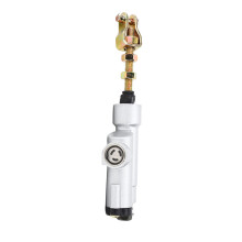 Hinterrad-Brems-Hydraulikhauptzylinder-Pumpe silber für Motorrad ATV Dirt Bike