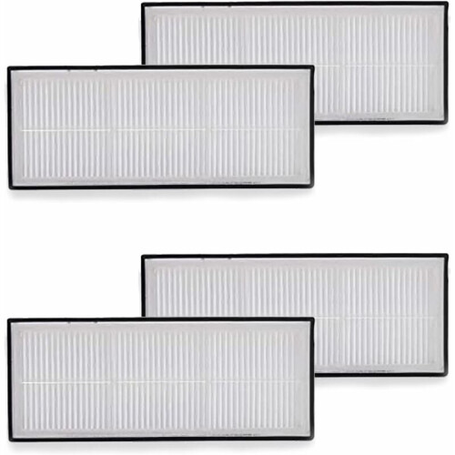 Ersatzfilter für Roborock Staubsauger, waschbare Filter für Hartböden, 4er-Pack