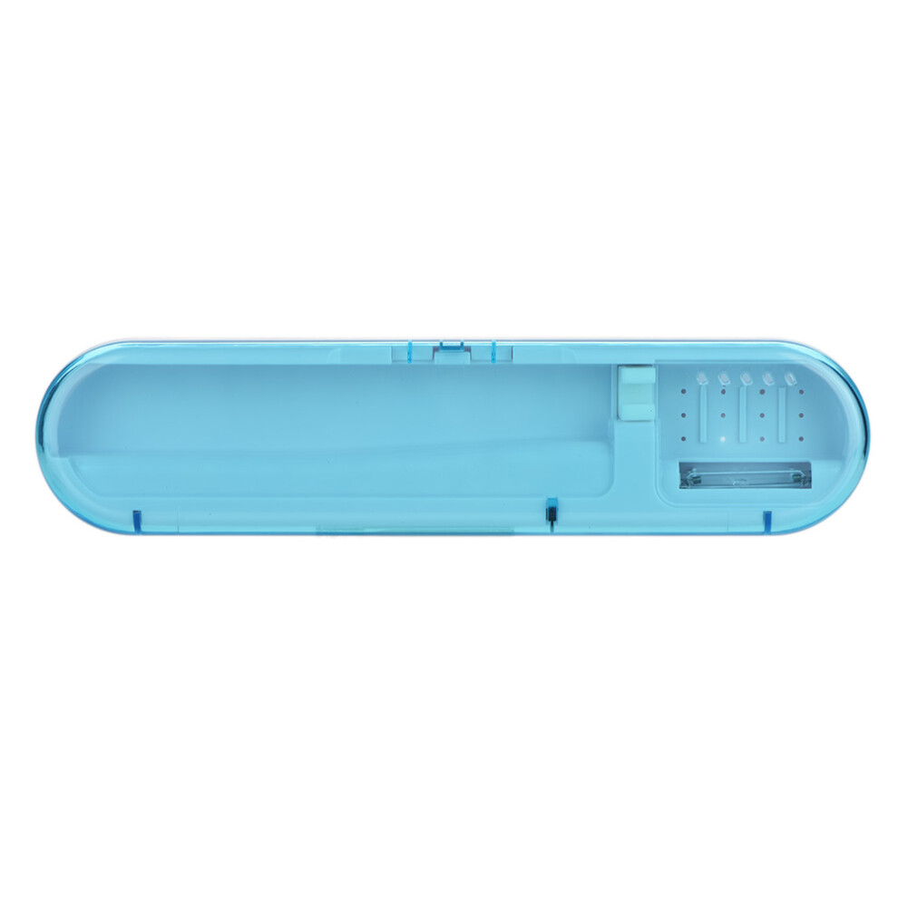 Blue Compact Uv Toothbrush Sanitizer - Germ-Free In Just 5 Minutes