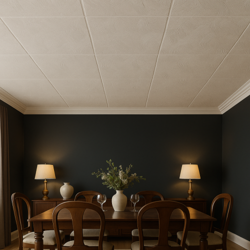 White 3: Decor Wall/Ceiling Panels 2m2 (21.52sqft) 2