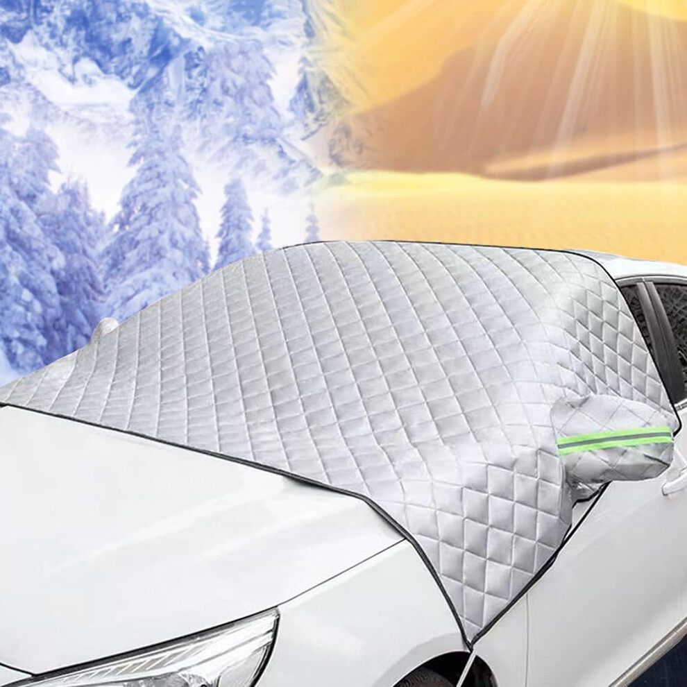 Car Windshield Cover, Winter Ice Snow Front Window Protector, 145 X 230 Cm, Standard Size 9067246886592