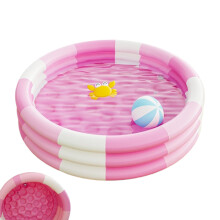 Inflatable Pool For Kids Pink Thickened Pad Water Toy For Family Play Indoor Outdoor Use