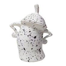 Verspieltes Design: Vorratsglas, bruchsicherer Behälter mit Charakter, luftdichter Küchenbehälter für Kaffee und Tee, witziger