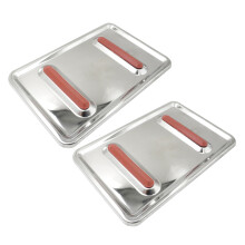 2pcs Iron Rest Mats Heat Resistance Easy-Stainless steel