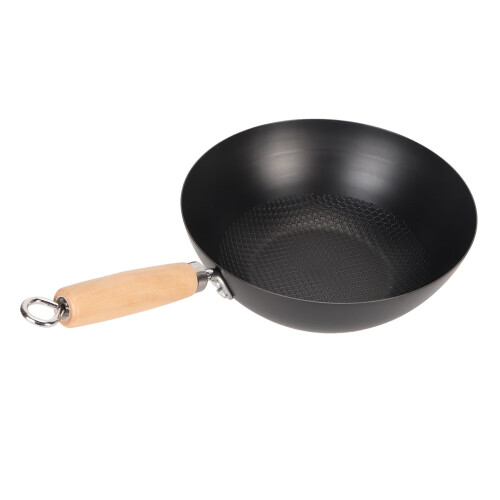 Wok για τηγάνισμα με αντικολλητική επιφάνεια, τηγάνι από χυτοσίδηρο με βάση από 1